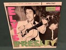 Elvis Presley RCA EPA-747 Debut S/T EP Original 1956 Rare LP AD Back
