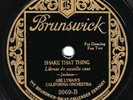 Brunswick #3069: Abe Lyman's Or.-Shake That Thing/After I Say I'm Sorry V+/E-