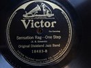 ‘JASS’: ORIGINAL DIXIELAND JAZZ BAND ’SENSATION RAG’ 1918 VICTOR 78 CLEAN COPY