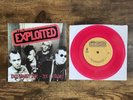 Exploited - Race Against Time VG+/VG Punk Rock Record Vinyl 7” Red Ltd US 2007