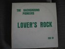ITALIAN LIBRARY THE BACKGROUND PIONEERS  LOVER'S ROCK LP  33  12