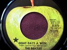 Beatles 45 Eight Days a Week 1970 Apple Black Star on Label Los Angeles Only EX.