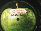 PAUL McCARTNEY McCARTNEY  1st LP Very Rare 2u/1u Factory Sample Demo Beatles Ex