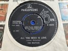 The Beatles   All You Need Is Love (no TV ref.)   1967 UK Mono 7” Vinyl Single
