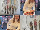 SIGNED Spice Girls Greatest Hits Vinyl by GERI HALLIWELL (GINGER SPICE)
