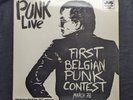 FIRST BELGIAN PUNK CONTEST MARCH 78 JWS RECORDS 33782 1st PRESS BELGIUM 1978 LP