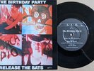 Birthday Party Release the bats/Blast Off  1981 UK PS 45 Nick Cave NM