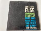VINTAGE BLUE NOTE 1595 SOMETHIN' ELSE CANNONBALL ADDERLEY JAZZ ALBUM MILES DAVIS