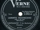 BUITRAGUITO Y Su MUCHACHOS Lamento Provinciano / El Matrimonia LATIN 78 RPM HEAR
