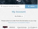 Joji Smithereens blue & signed Glass Animals LPs