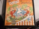 Vintage Framed Alice In Wonderland 45 Record Cricket Label