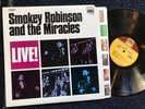 LP Smokey Robinson and the Miracles Live  LP 1968 TS 289 soul tamla motown album
