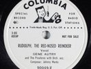 Country 78 GENE AUTRY Rudolph, The Red-Nosed Reindeer COLUMBIA E- wlp HEAR 1485