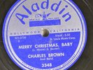 Hear  Blues 78 Charles Brown - Merry Christmas, Baby / Black Night VG++