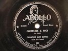 BLUES CHAMPION JACK DUPREE Chittlins & Rice / Come Back Baby APOLLO 407  E-