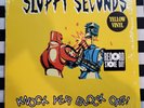 Knock Yer Block Off  LP by Sloppy Seconds yellow vinyl limited edition 2018 VG+
