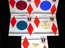 The Challengers 45 EP Booking Audition records 1965 ALL 5 in sleeves Garage Surf