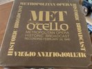 MET Giuseppe Verdi Otello Metropolitan Opera Vinyl Record 3 x LP W/ Book