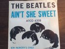 THE BEATLES Ain't She Sweet Atco 6308 45 Picture Sleeve NM