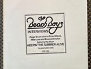 Beach Boys Interview Promo LP Keeping the Summer Alive Brian Wilson Roger Scott