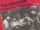 CREATION 45: MAKING TIME b/w PAINTER MAN  UK RAW 4 COV=VG- VINYL=EX+/EX- 1977 RE