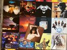 21x Vinyl LP HEAVY METAL Anthrax ACCEPT DEO Zeppelin MEAT LOAF etc.