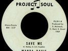 WANDA DAVIS Save Me / Take Care 45 Project Soul PS-39 Rare 1969 MN Soul Funk