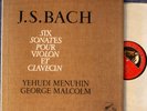 Menuhin; Malcolm. Bach (Sonatas for violin and harpsichord). HMV ASDF 276-7 (2)