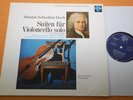 Flachot Bach Solo Cello Suites Nos 1-6 German Saphir/Intercord Stereo 70s EX/NM