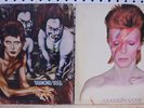 Used Vintage Pair Of David Bowie x2 Records LPs Aladdin Sane Diamond Dogs - USA