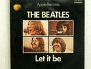 BEATLES LET IT BE APPLE AR2461 JAPAN RED VINYL VINYL 7