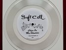 Soft Cell Chips On My Shoulder Live 7” One Sided Clear Vinyl Hand Cut Ltd 100