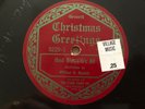 Vintage GENNETT Record 78 rpm #5229 CHRISTMAS GREETINGS God Bless Us All / Adest