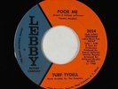 Northern Soul Funk 45 - Turf Tydell - Poor Me - Lebby - VG++