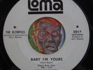 Hear Olympics 45 No More Will I Cry / Baby I'm Yours LOMA R&B northern soul