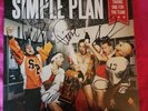 Signed Taking One For The Team by Simple Plan Vinyl Record - White Vinyl