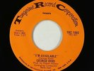 Northern Soul 45 - George Byrd - I'm Available - Tangerine - VG+