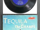 THE CHAMPS Tequila EP w/RARE PIC SLEEVE 1958 Challenge VG+ Vinyl PS Seam Splits