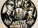 ARCTIC MONKEYS, quality Laser cut vinyl LP now NEW unique silent working clock.