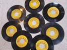 8 SUN 45 rpm Carl Perkins Johnny Cash Old Vintage Vinyl Records Lot