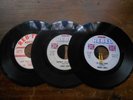 REBEL RECORDS 3 VINTAGE 45 RPM JAMES CROW JOHNNY REBEL