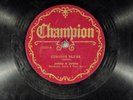 78 RPM -- Hezekiah Jenkins/Elvira Johnson, Champion 15127, E-V+ Blues - Jazz