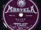 ARMANDO CASTRO Y Su ORQUESTA Cayey / Mambomba  LATIN 78 RPM HEAR
