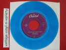 Beatles  RARE ( WHILE MY GUITAR GENTLY WEEPS )  NEW/MINT BLUE VINYL JUKE BOX  45