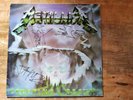 METALLICA Creeping Death BLUE VINYL Autographed by James, Jason and Lars