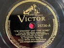 VICTOR 25736 Snow White and the Prince 78rpm Whistle While You Work/I'm Wishing