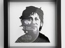 Shane MacGowan from The Pogues - Irish Rover Framed Vinyl Record Art 1987