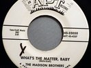 HEAR IT 60's Doo-Wop Promo 45 rpm Madison Brothers 