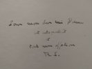 COCTEAU/ POULENC LA VOIX HUMAINE  DEDICACE DE FRANCIS POULENC