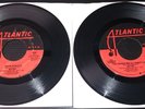 Vintage 45 rpm hard rock x2 AC/DC Back in Black & You Shook Me 1980 Atlantic V++